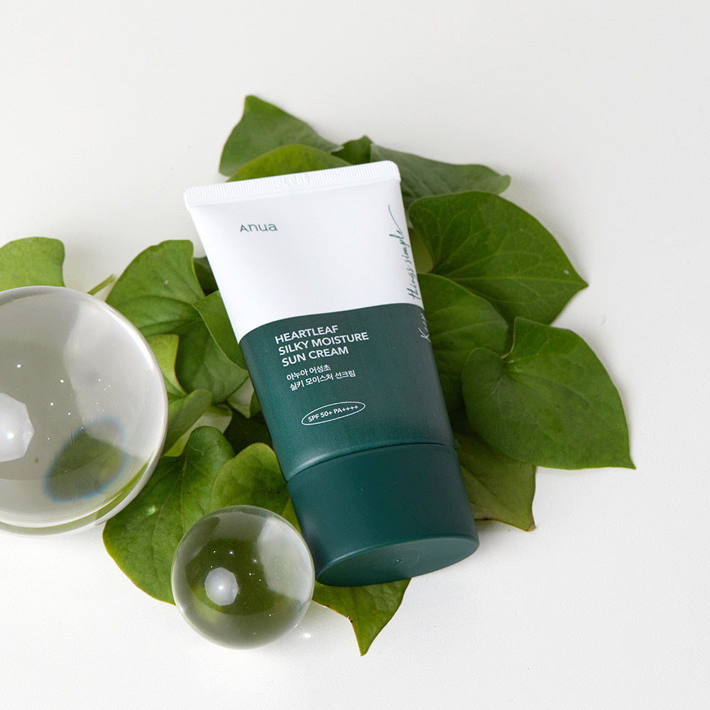 Heartleaf Silky Moisture Sunscreen SPF50+ Broad Spectrum