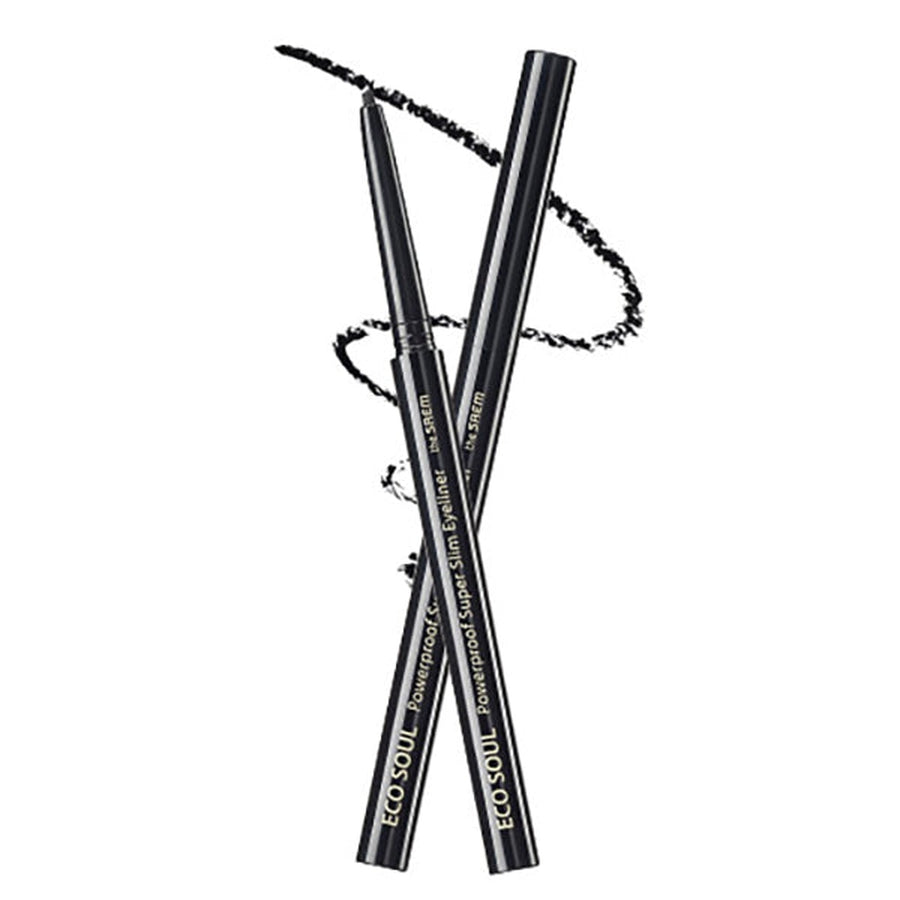 Eco Soul Powerproof Super Slim Eyeliner BK01 Night Black