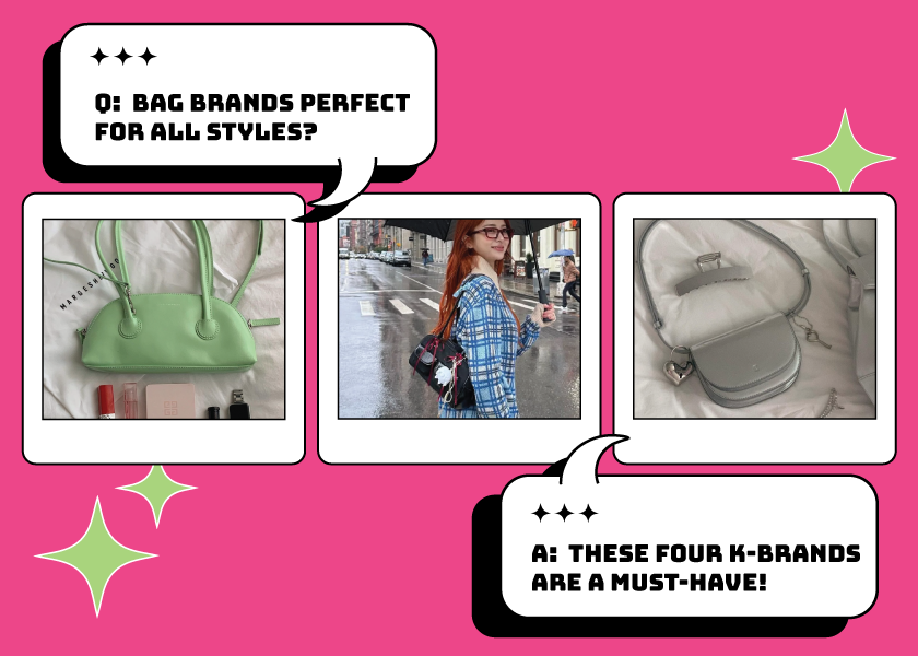 #K-Fashion: Four Handbag Brands NOW Spotted on K-It Girls 👛