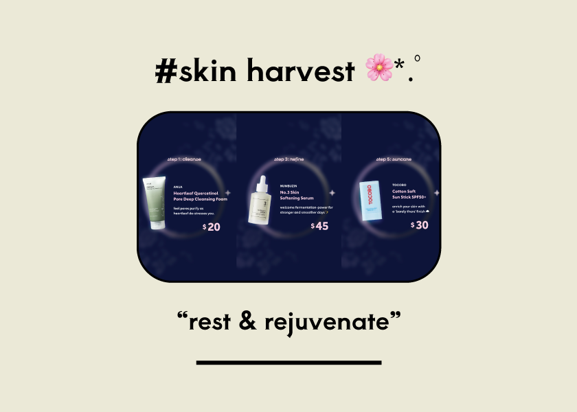 start spring skin harvesting ... 🌸