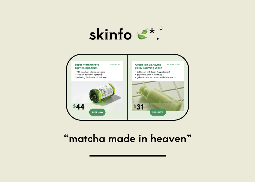 you’ve just found your matcha 🍵