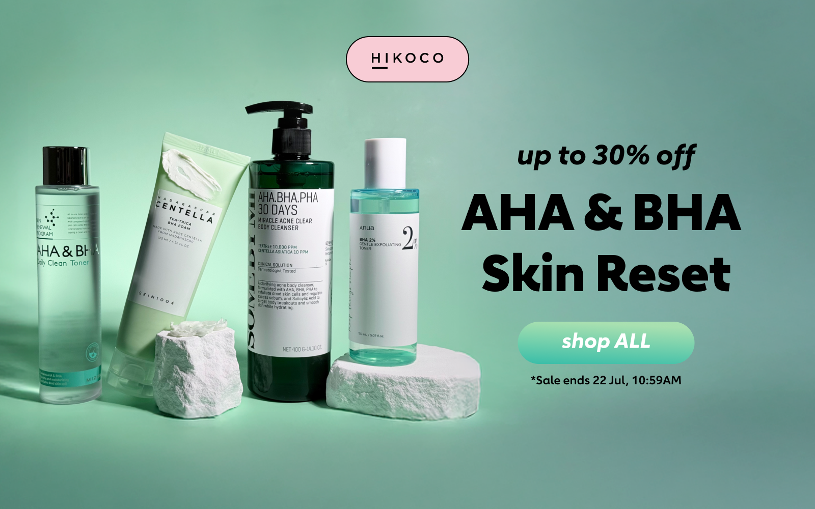 #WeeklySpecial AHA & BHA Skin Reset  🔄