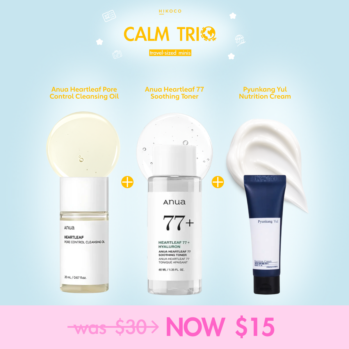 Mix & Match: Carry-On Minis [Buy 3, Get 50% OFF]