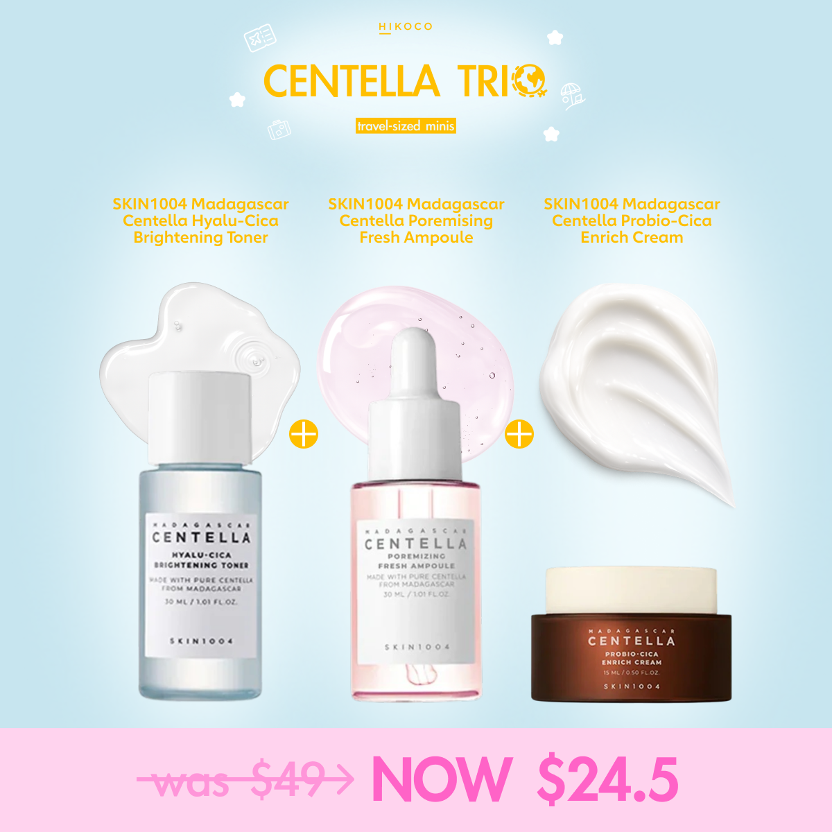 Mix & Match: Carry-On Minis [Buy 3, Get 50% OFF]