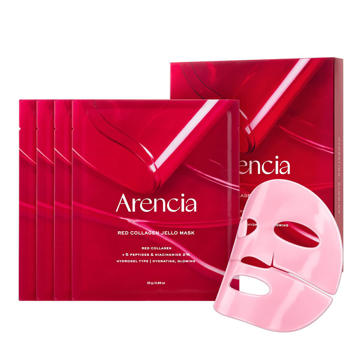 Red Collagen Jello Mask Set [4 Masks]