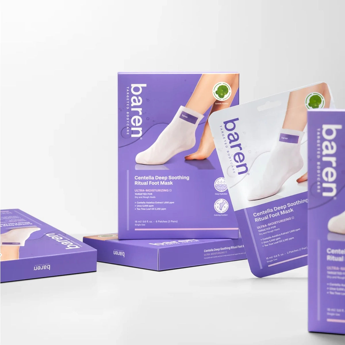 Centella Deep Soothing Ritual Foot Mask [3 Pairs]