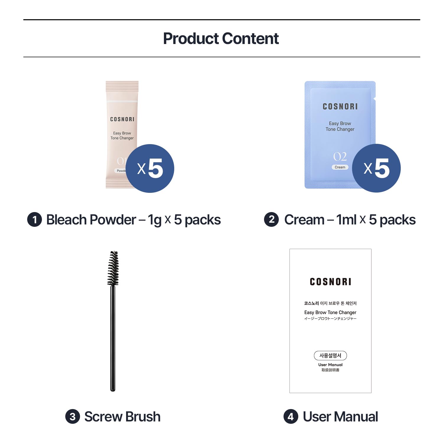 Easy Brow Tone Changer [5 Packs]