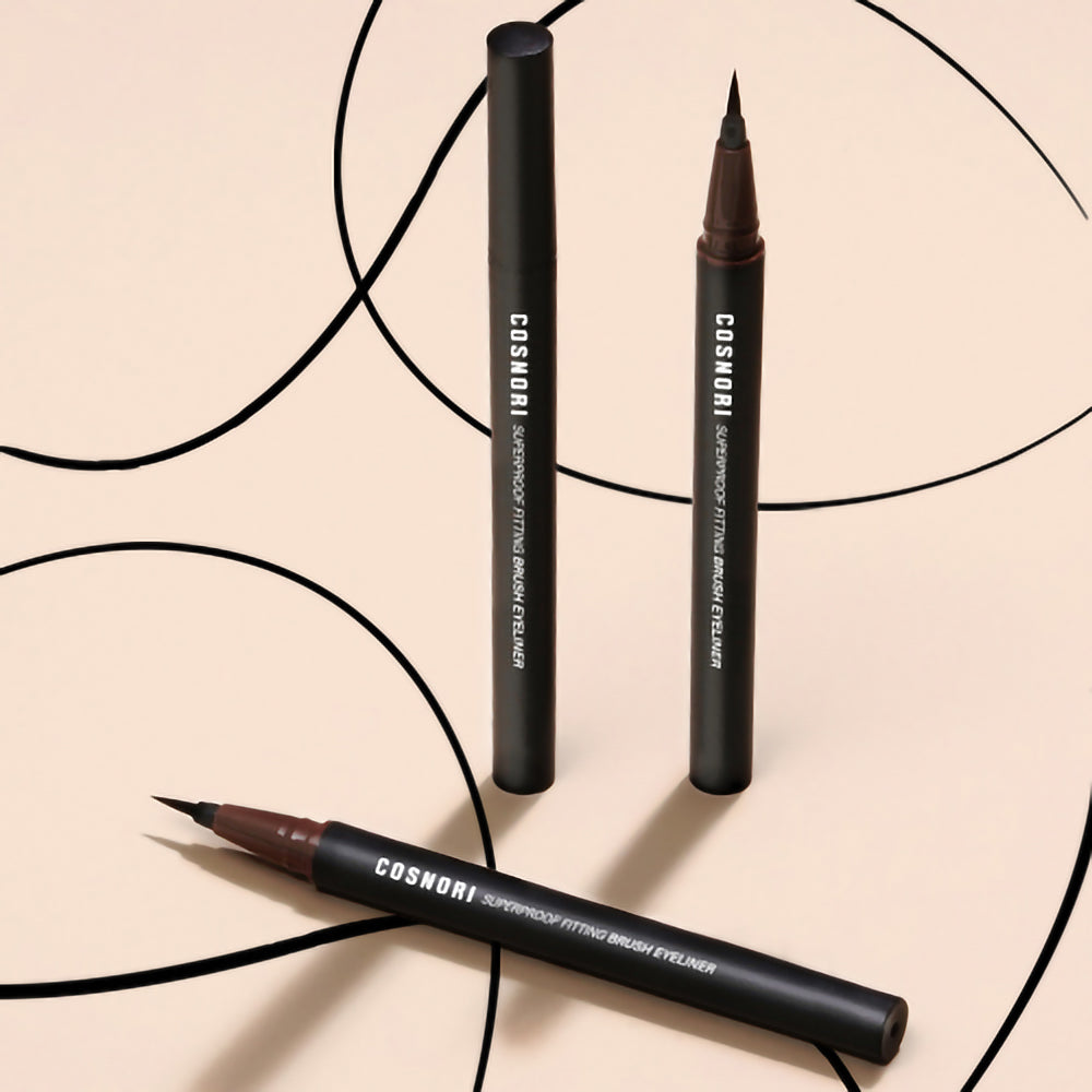 Superproof Fitting Brush Eyeliner [#01 Black]