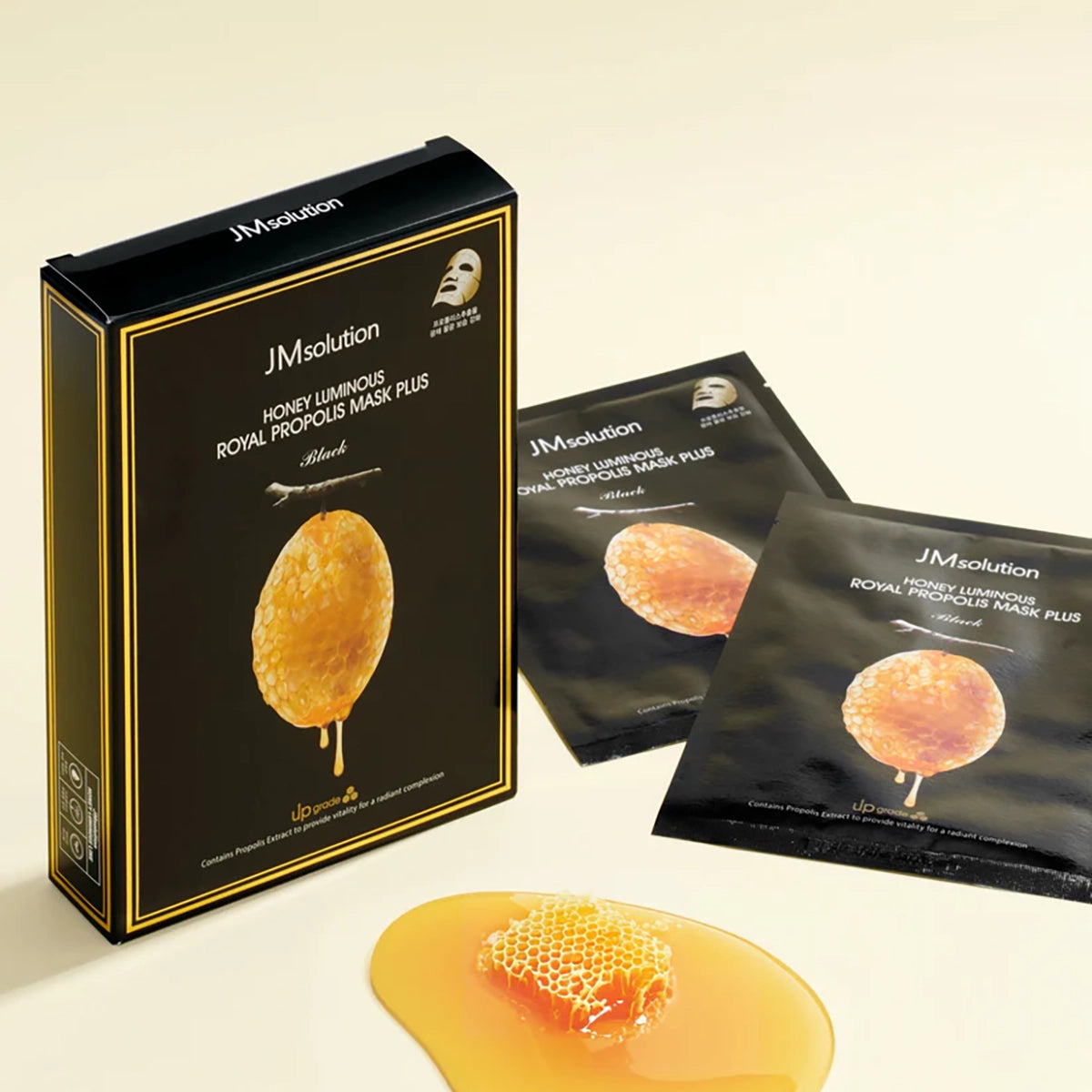 Honey Luminous Royal Propolis Mask Plus Black [10 Masks]