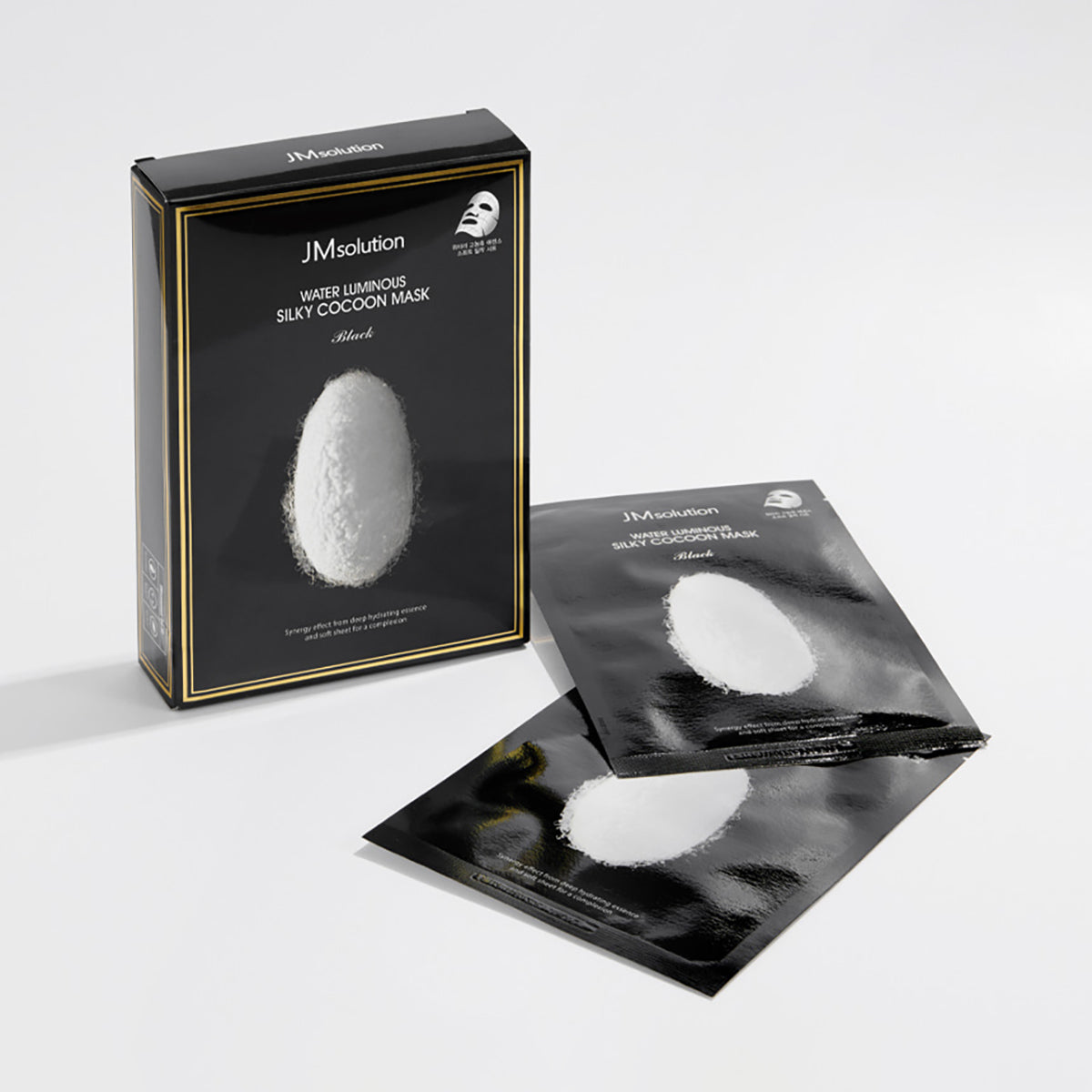 Water Luminous Silky Cocoon Mask Plus Black [10 Masks]
