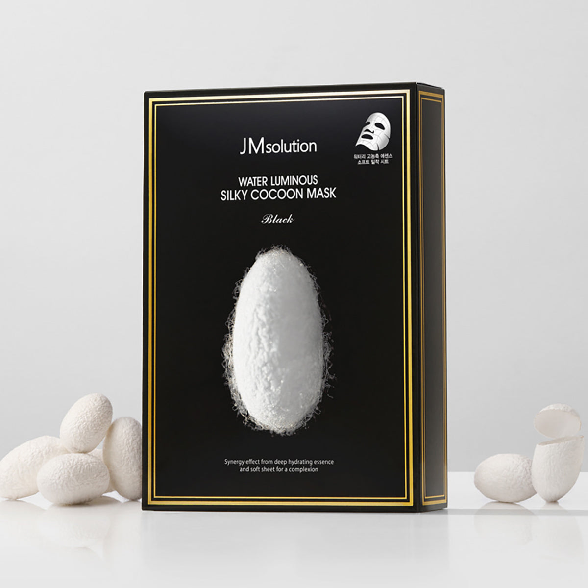 Water Luminous Silky Cocoon Mask Plus Black [10 Masks]