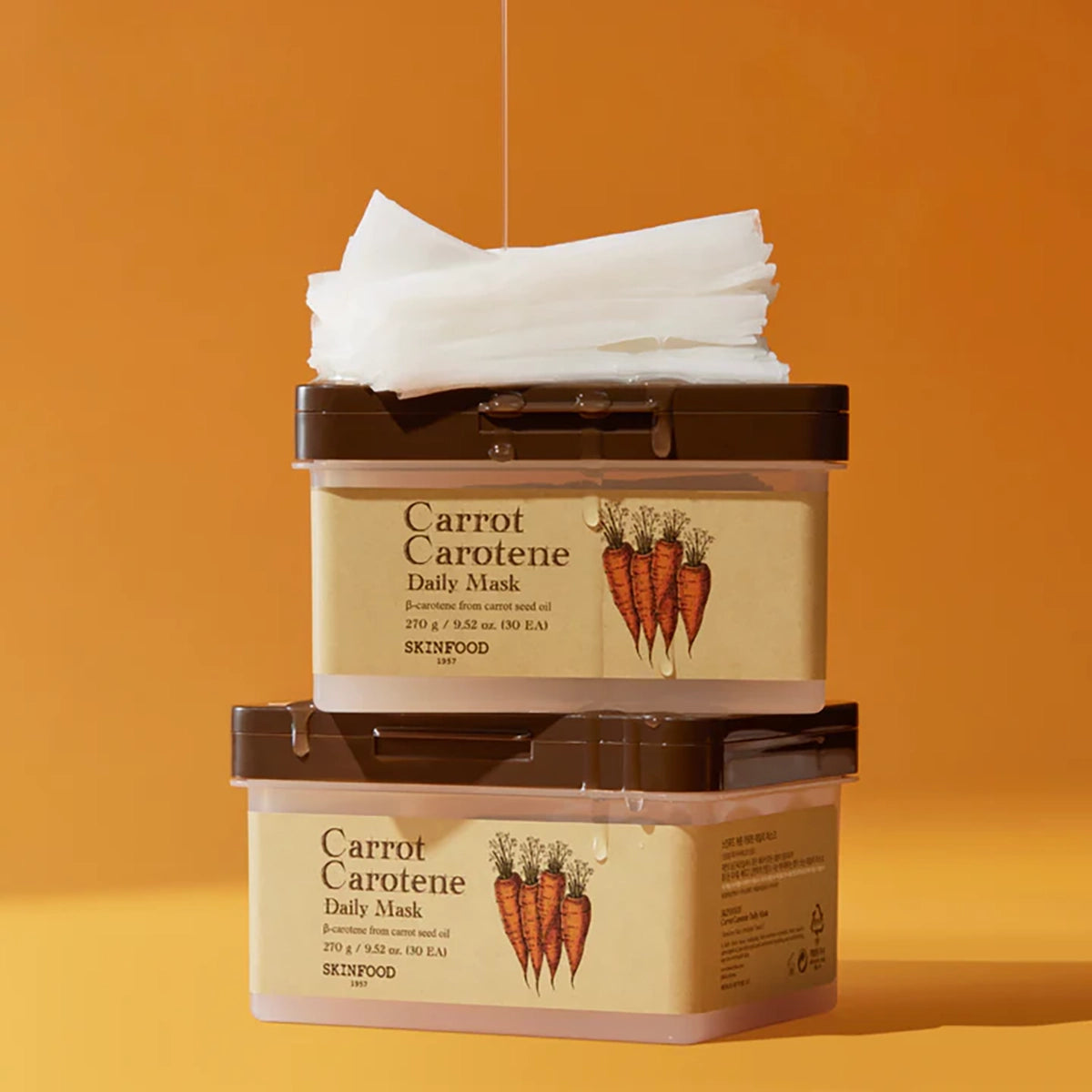 Carrot Carotene Daily Mask Set [30 Masks]