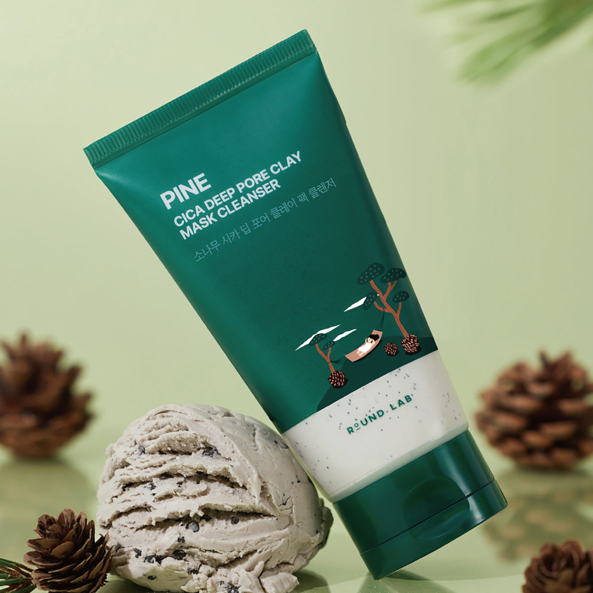 Pine Cica Deep Pore Clay Mask Cleanser