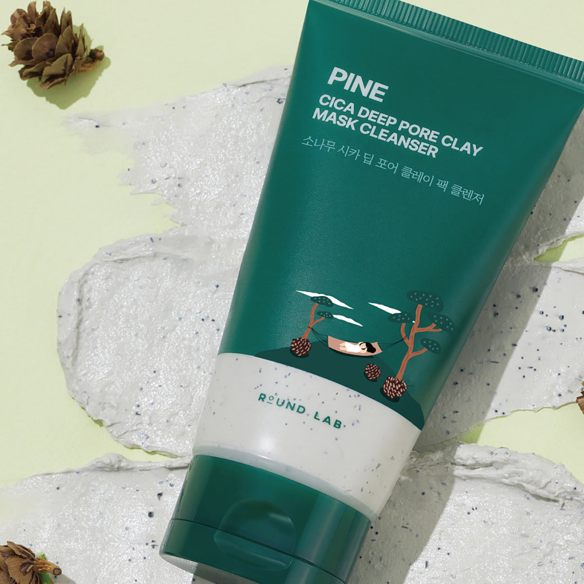 Pine Cica Deep Pore Clay Mask Cleanser