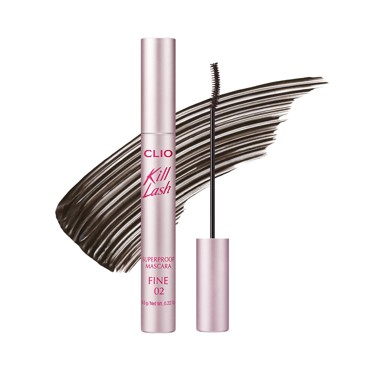 KILL LASH SUPERPROOF MASCARA FINE 02 MOUSSE BROWN