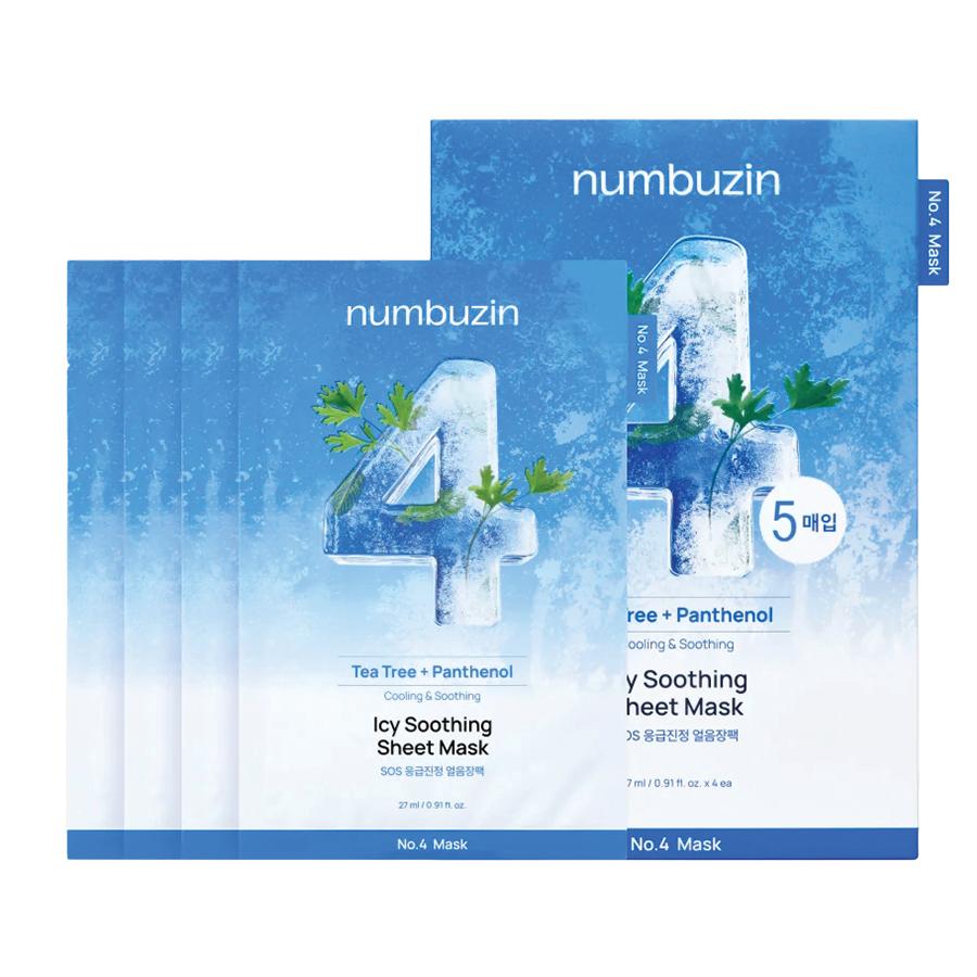 No.4 Icy Soothing Sheet Mask Set
