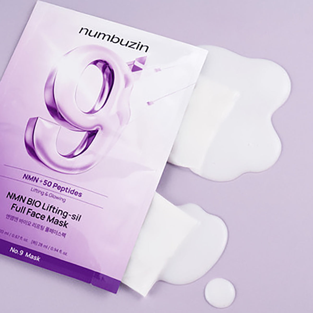 No.9+ NAD+ Bio Lifting-sil Full Face Mask Set [4 Masks]