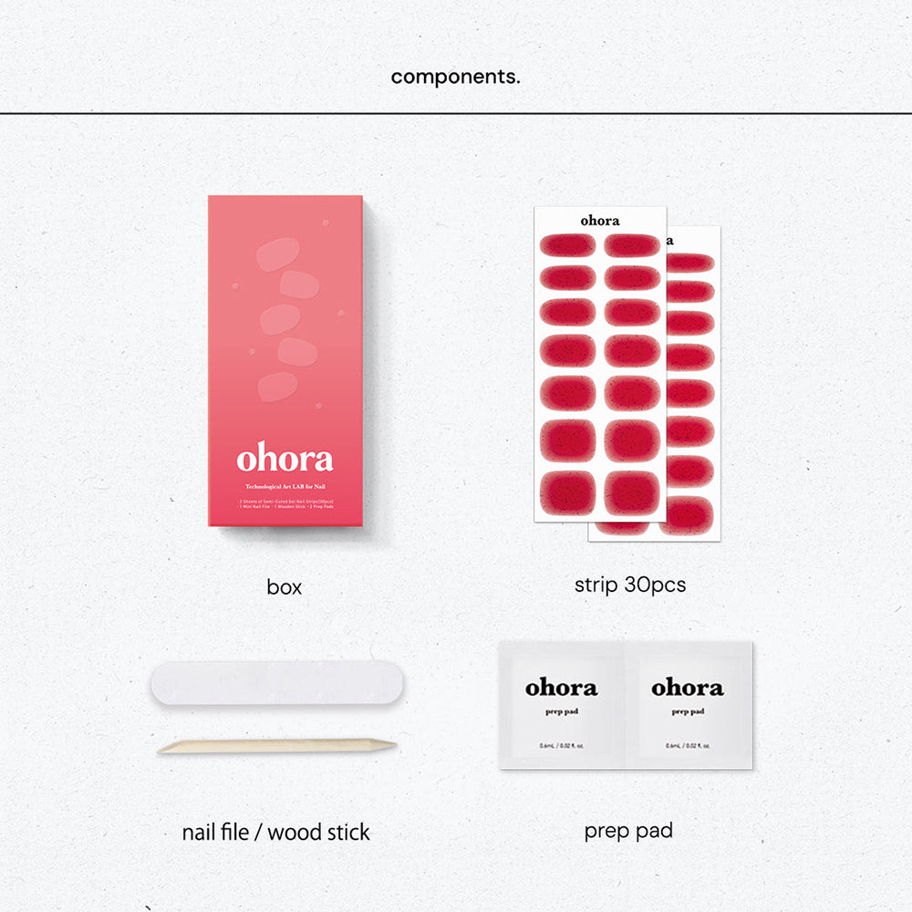 Semi-Cured Gel Nail [#N Jelly Berry]