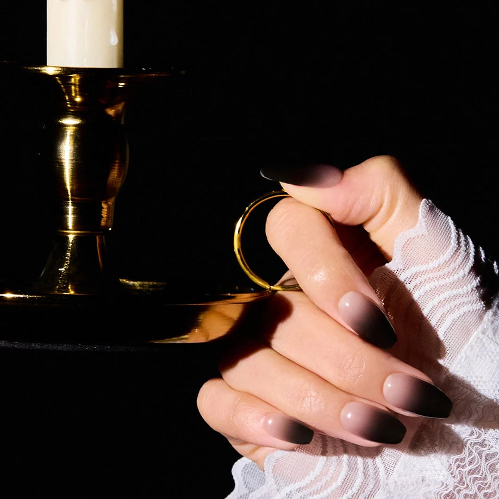 Semi-Cured Gel Nail [#N Dark Veil]