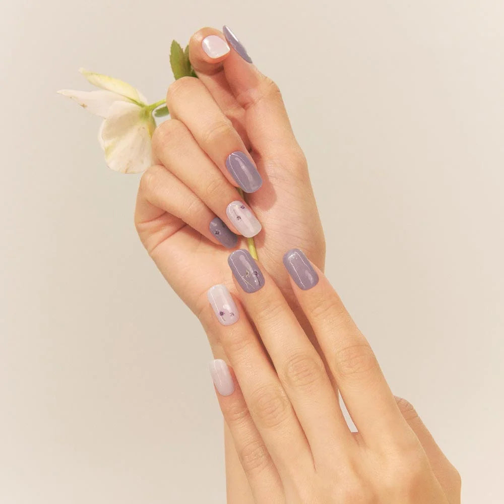 Semi-Cured Gel Nail [#N Dancing Flower]