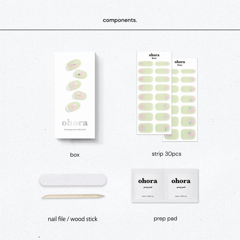 Semi-Cured Gel Nail [#N Guava Glint]