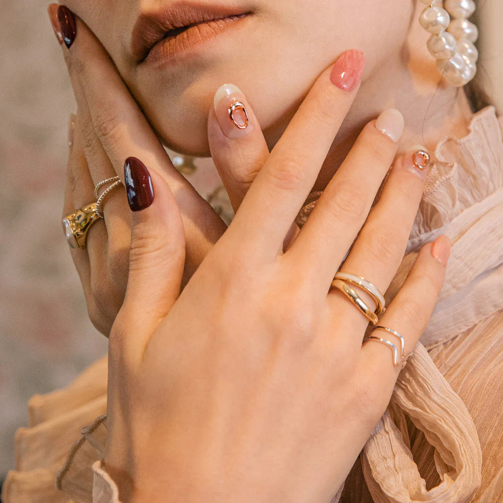 Semi-Cured Gel Nail [#N Blush]