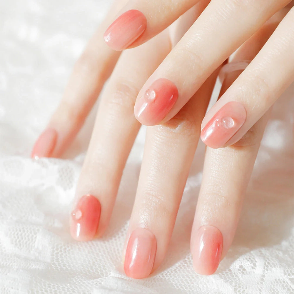 Semi-Cured Gel Nail [#N Dewy Flower]