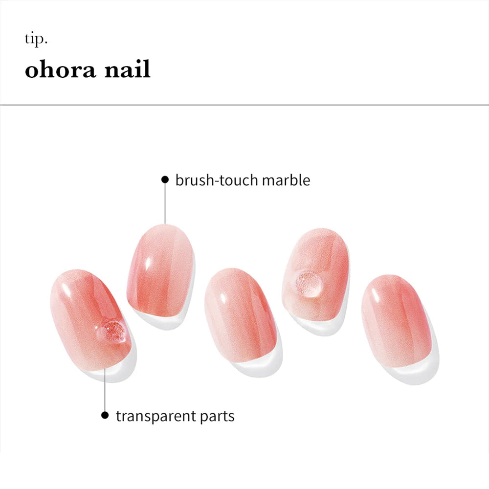 Semi-Cured Gel Nail [#N Dewy Flower]