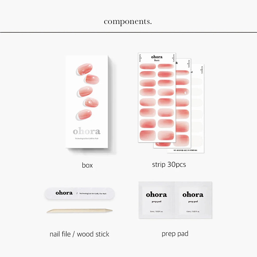 Semi-Cured Gel Nail [#N Dewy Flower]