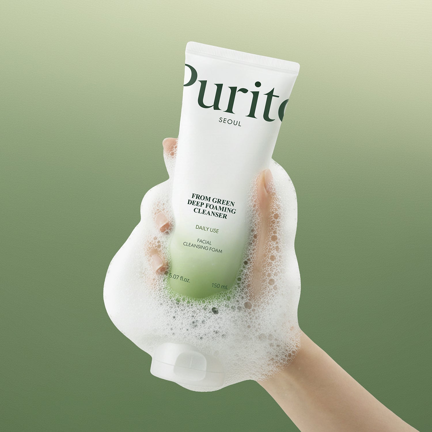 From Green Deep Foaming Cleanser
