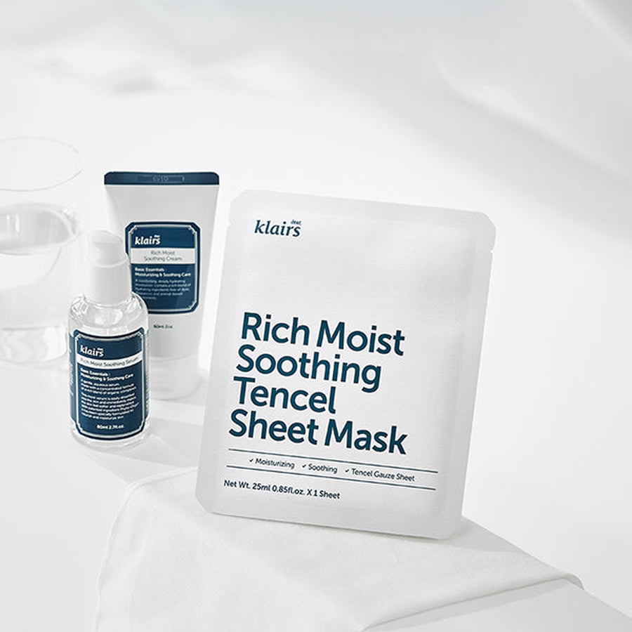 Rich Moist Soothing Tencel Sheet Mask Set [5 Masks]