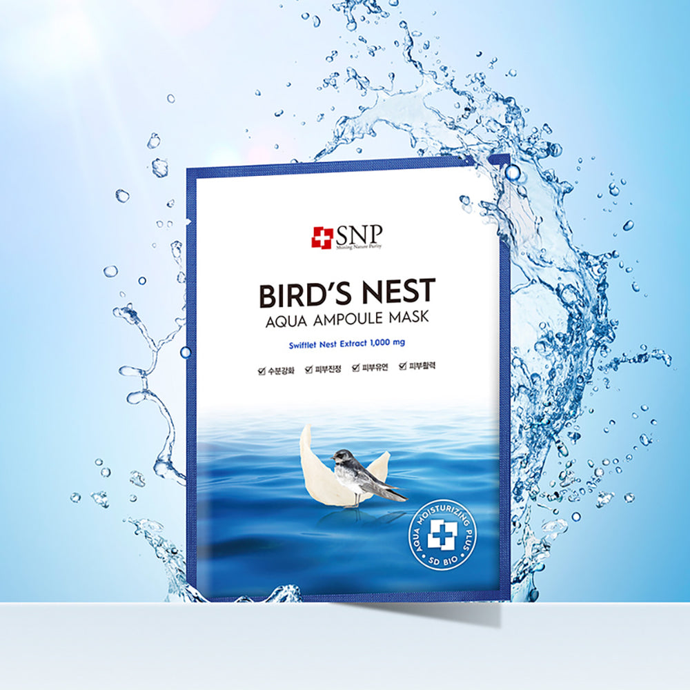Bird's Nest Aqua Ampoule Mask Set [10 Masks]
